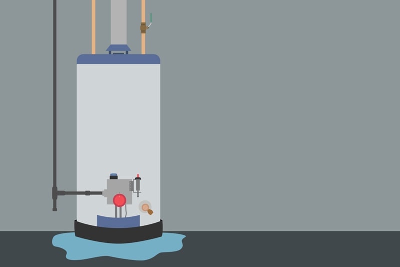 Video - What Should I Do If My Water Heater Is Leaking? Animation of water heater.