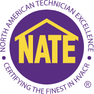 North American Technician Excellence (NATE) logo.
