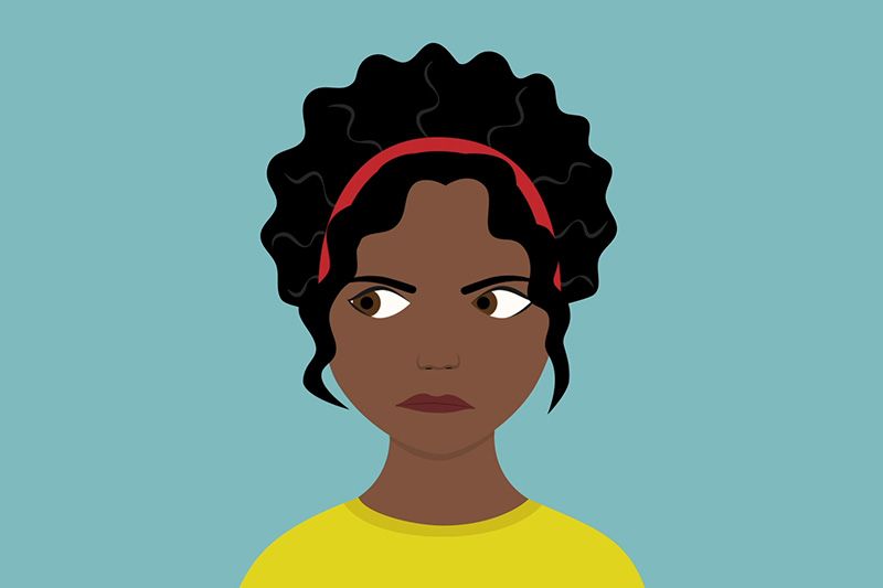 Video - Why Does My Furnace Smell Like Gas When I Turn it ON? Image is animated picture of girl looking skeptical in front of blue background.